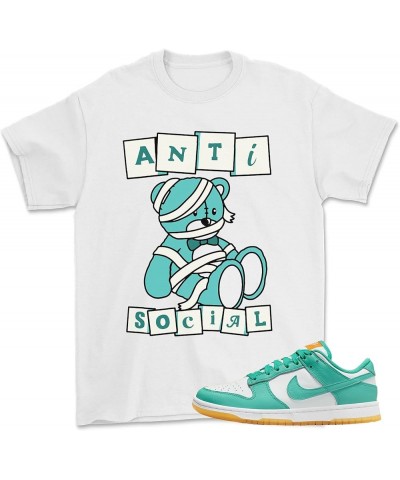 Shirt for Dunk Low Teal Zeal Turquoise Green White Anti $13.49 Shoes