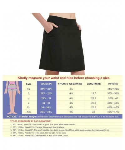 Women Skorts Knee Length Skirts Causal Skorts Skirts with Pockets Golf Skirt Plus Size Skorts Floral $19.17 Skorts