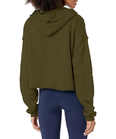 Women's Crop Hoodie Moss $16.99 Hoodies & Sweatshirts