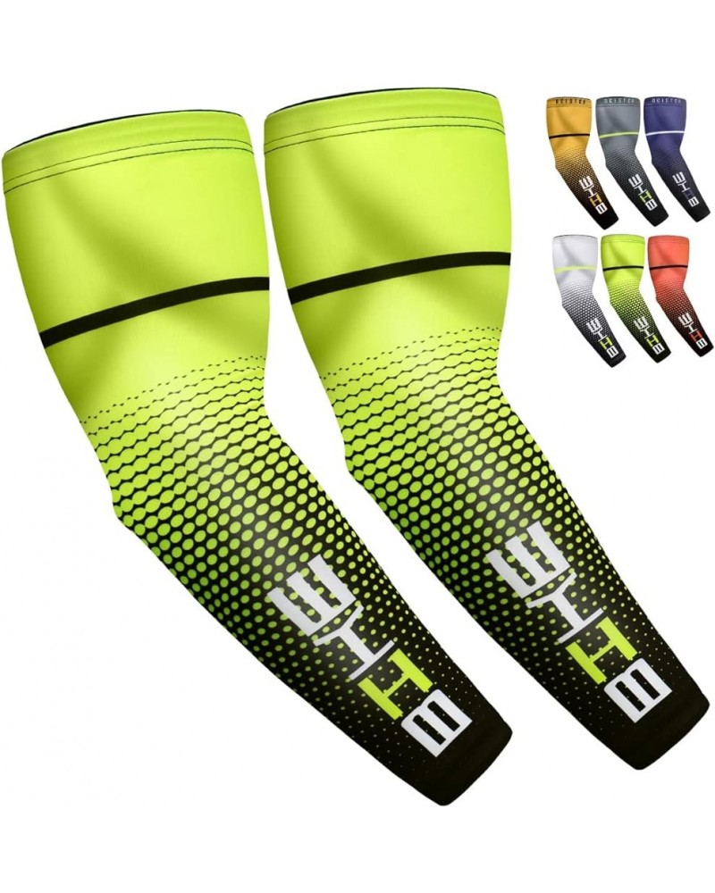 UV Sun Protection Cooling Compression Sleeves Arm Sleeves Men Women Cycling Green $9.89 Activewear