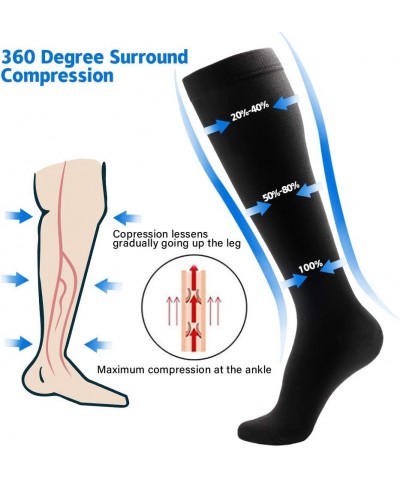 Compression Socks for Women and Men Support Graduated 15-20 mmHg Medias De Compresion Mujer(4 Pairs) Beige (4 Pairs) $10.19 A...