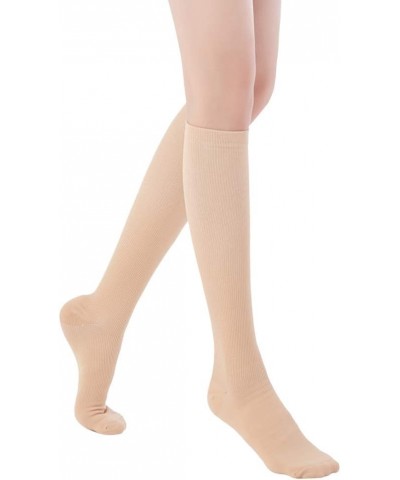 Compression Socks for Women and Men Support Graduated 15-20 mmHg Medias De Compresion Mujer(4 Pairs) Beige (4 Pairs) $10.19 A...