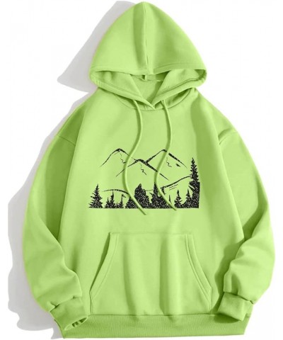 Los Angeles Hoodie for Women Cute Graphic Y2K Oversized Sweatshirt Long Sleeve Hoodie Cotton Pullover Top 5-green $9.68 Hoodi...