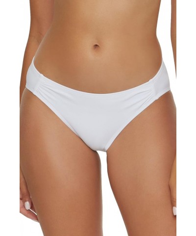 Liana - Women's Side Shirred Bikini Bottom, Sexy Swimwear Separates for Women White $12.40 Swimsuits