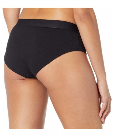 HUGO Women's Ribbed Jersey Hipster Brief Black Fog $6.19 Lingerie