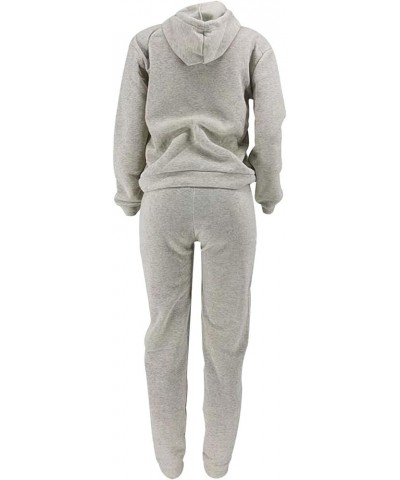 Womens 2 Piece Outfits Lounge Hoodie Sweatsuit Sets Tracksuit 2023 Fall Fashion Sweatshirt Sweatpants with Pockets 07-grey $9...