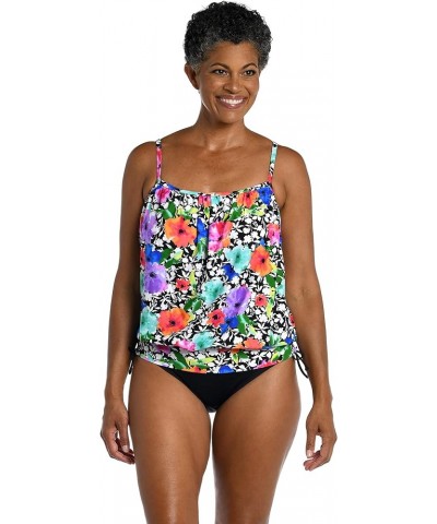 Women's Standard Bandeau Tankini Swimsuit Top Multi//Pop Petals $22.97 Swimsuits