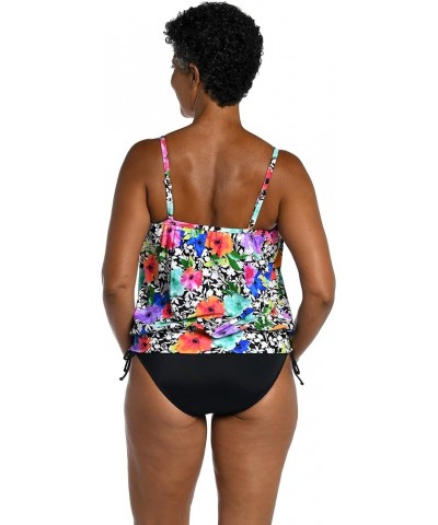 Women's Standard Bandeau Tankini Swimsuit Top Multi//Pop Petals $22.97 Swimsuits