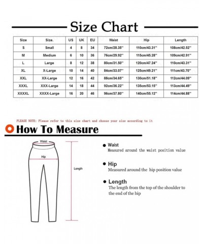 Summer Pants for Women 2023 Cotton Linen Elastic Waist Drawstring Wide Leg Ankle Length Lounge Pant with Pockets 012 Light Bl...