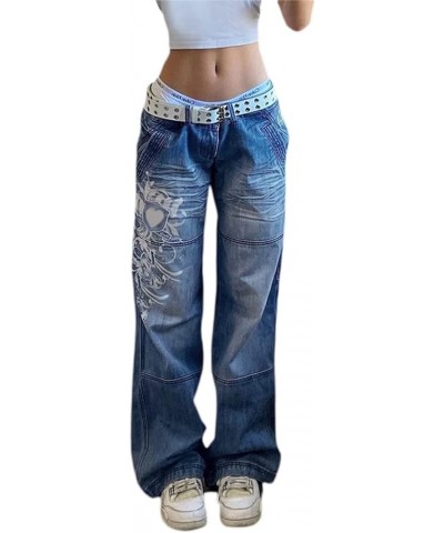 Women Baggy Jeans Casual Loose Boyfriends Jeans High Waist Denim Pants Vintage Wide Leg Jeans E-Girl Streetwear Blue-a $13.44...