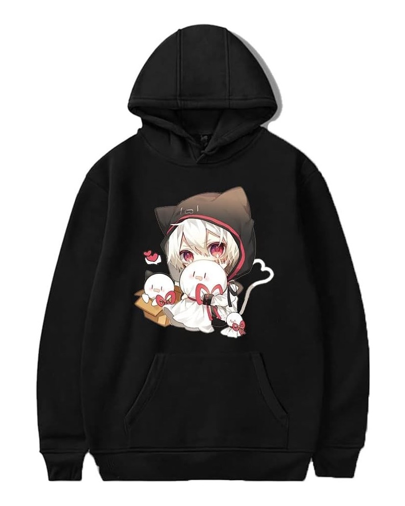 Mafumafu New 2D Hoodie Sweatshirt Logo Cool Clothing Fashion Women Men Pullovers Harajuku Black-1 $14.70 Hoodies & Sweatshirts