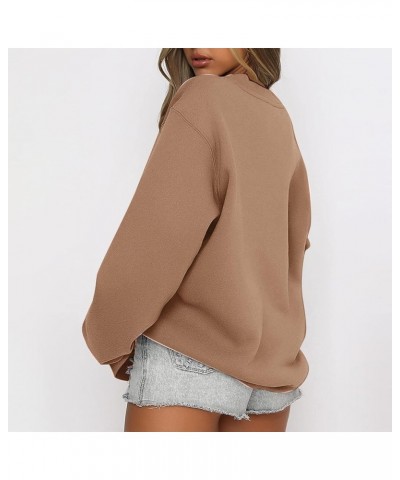 Remember Your Why Shirts Women Oversized Crewneck Pullover Casual Long Sleeve Tops Teen Gilrs Fashion Clothes 8-khaki $10.39 ...