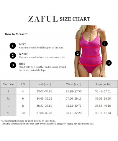 Women's One Piece Swimsuit Ribbed Lace Up Tie Back Bathing Suits Sexy High Cut Scoop Neck Tummy Control Padded Swimwear Hot P...