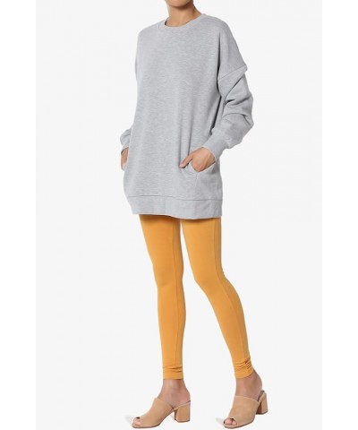 S~3X Luxe Cotton Elastic Mid Rise Long Full Length Ankle Leggings Mustard $11.19 Leggings