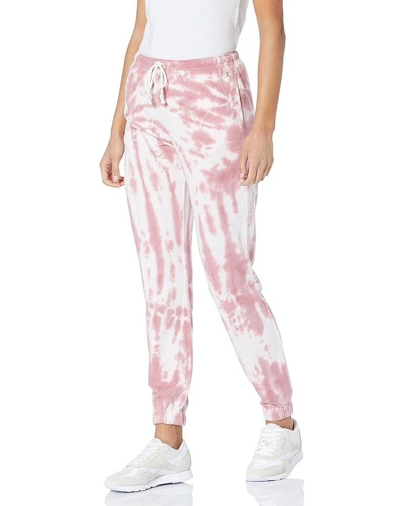 Women's Spiral Tie Dye Sweatpant Mauve Rose Tie Dye $16.05 Activewear