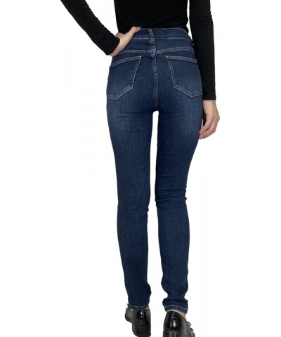 Skinny Jeans for Womens High Waisted Stretchy Slimming Tummy Control Curvy Denim Pants Dark Wash Blue Dark Blue $26.54 Jeans