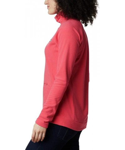 Women's Ali Peak 1/4 Zip Fleece Bright Geranium $19.72 Jackets