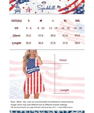 4th of July Womens Summer Casual Beach Dress with Pockets American Flag 2 $11.19 Dresses