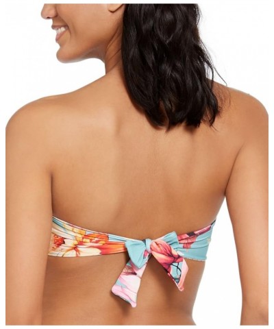 Women's in The Groove Bandeau Bikini Top Aloe Green//Garden Social $33.01 Swimsuits