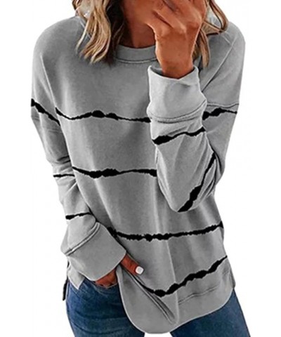 Fall Sweatshirts for Women Loose Fit Trendy Hoodies Plus Size Top Quarter Button Collar Shirts Long Sleeve Pullover Sweatshir...