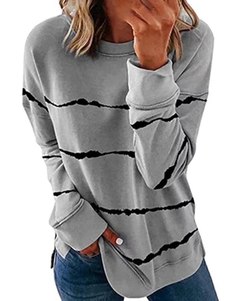 Fall Sweatshirts for Women Loose Fit Trendy Hoodies Plus Size Top Quarter Button Collar Shirts Long Sleeve Pullover Sweatshir...