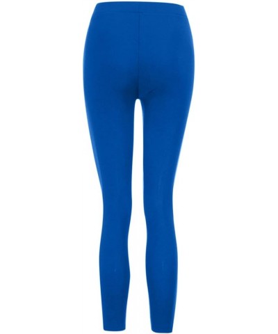 High Waisted Leggings for Women Plus Size Seamless Scrunch Butt Gym Yoga Pants Stretch Pull-on Jeggings Activewear 03 Blue $6...