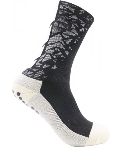 Anti Slip Ankle Socks 2/4/8pair Sports Non-Slip Football Grip Socks 4 X Black White Orange Blackgreen $8.09 Socks