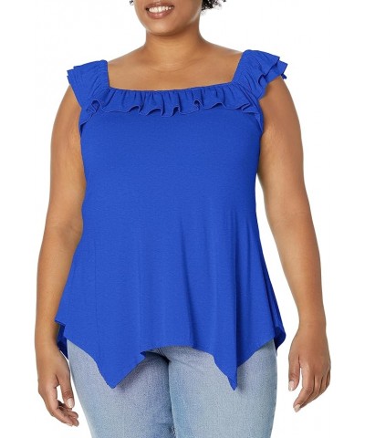 Women's Plus Size Top Serena Dazzling Blue $6.94 Blouses