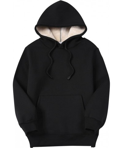 Women's Winter Hoodies Pullover Sherpa Fleece Warm Heavyweight Sweatshirt 1 Black $24.77 Hoodies & Sweatshirts