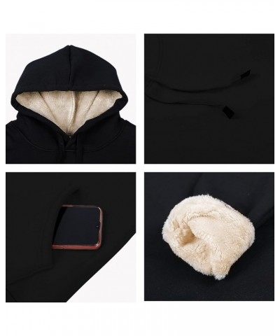 Women's Winter Hoodies Pullover Sherpa Fleece Warm Heavyweight Sweatshirt 1 Black $24.77 Hoodies & Sweatshirts