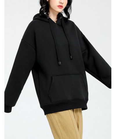 Women's Winter Hoodies Pullover Sherpa Fleece Warm Heavyweight Sweatshirt 1 Black $24.77 Hoodies & Sweatshirts