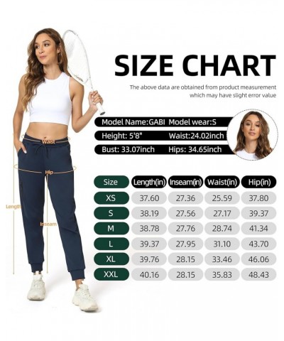 Dri Fit Women's Joggers with Pockets Lightweight Workout Athletic Running Pants for Track Gym Lounge Casual Travel 29 inches ...