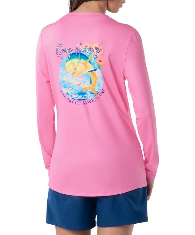 Women's Graphic Long Sleeve Sun Protection Top Sachet Pink/Mahi Mahi $26.95 T-Shirts