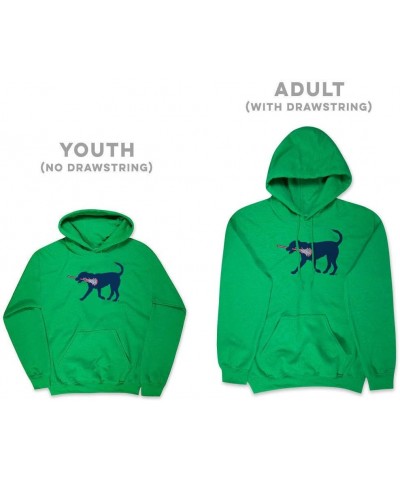 Lacrosse Standard Sweatshirt | LuLa The LAX Dog Blue | Youth and Adult Sizes Youth Green $23.39 Hoodies & Sweatshirts