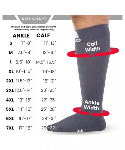 Mojo Premium Compression Socks - Boost Performance & Recovery with 20-30 mmHg Coolmax Support - Medical Quality Socks for Men...