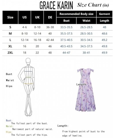 2024 Women's Summer Floral Print Flowy A Line Dresses Sleeveless Smocked Off Shoulder Maxi Dress Light Blue $30.59 Dresses