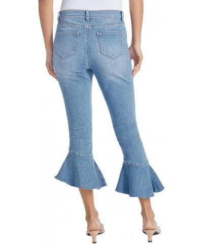 Asymmetric Ruffle Hem Jean Light Vintage Wash $23.06 Jeans