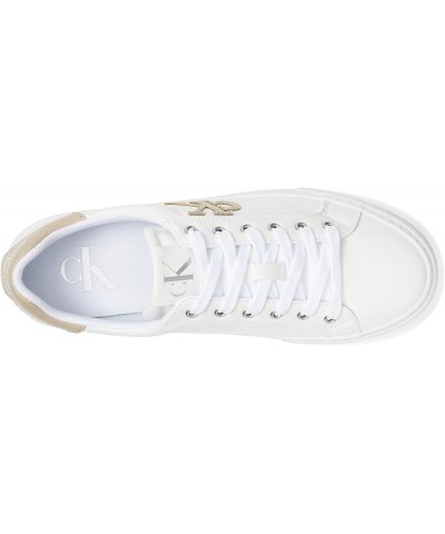 Women's Calysse Sneaker White/Taupe $18.72 Shoes