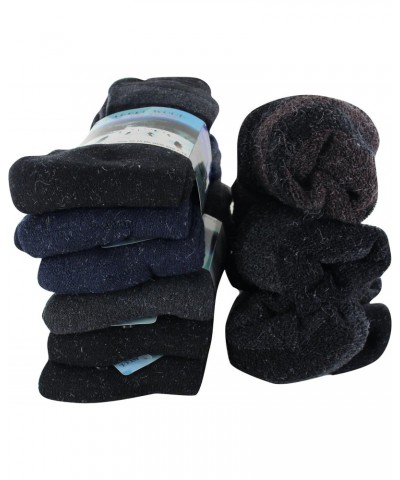 Pack of 6 Pairs Unisex Men Winter Warm Rabbit Wool Knit Thermal Socks for Cold Weather 10-15 $10.66 Activewear