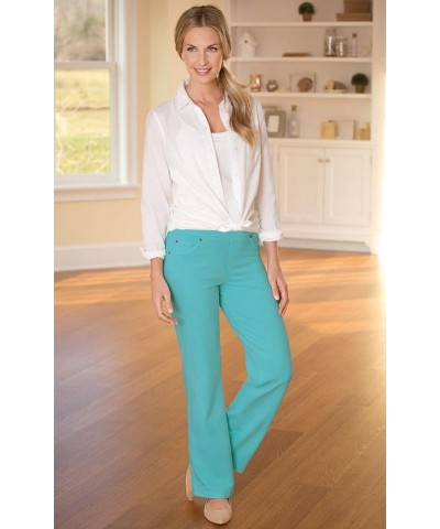 Womens Stretch Jeans - Bootcut Jeans for Women Regular Aqua $24.59 Jeans