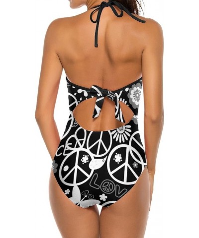 Women One-Piece Halter Bikini Padded Swimwear Tie Side Triangle Bathing Suit Multi 18 $13.23 Swimsuits