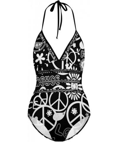 Women One-Piece Halter Bikini Padded Swimwear Tie Side Triangle Bathing Suit Multi 18 $13.23 Swimsuits