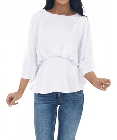 Business Casual Tops for Women V Neck Work Shirts Long Sleeve Chiffon Blouses Professional Outfits with Cufflinks B-white $10...