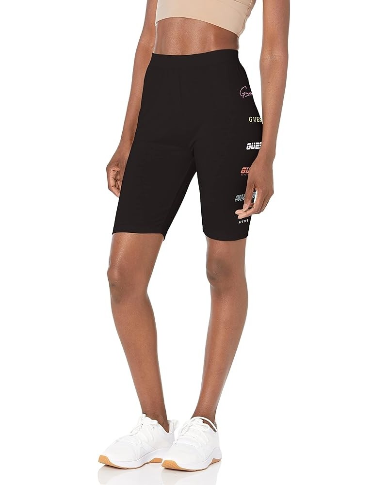 Women's Dottie Biker Short Jet Black $15.74 Activewear