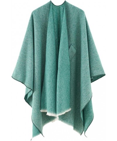 Women's Shawls Wrap Poncho Soft Capes Open Front Cardigan Large Blanket Wraps Cashmere Knitted Cloak Cardigan Warm Sweater Gr...