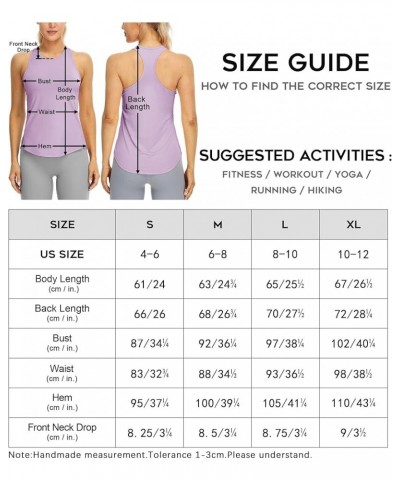 Women's Racerback High Neck Athletic Tank Tops for Workout Yoga Running (Pack of 3) Off White/Camel/Lilac $12.00 Activewear