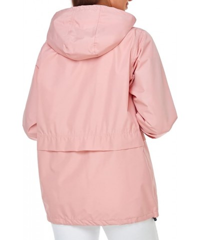 Lightweight Rain Jacket Women Waterproof Breathable Raincoat Packable Hooded Windbreaker Light Pink $19.24 Jackets