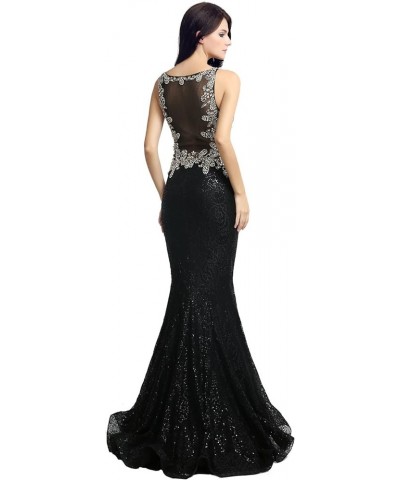 2024 Women Formal Evening Dresses Gowns Beads Sequins Backless Long Luxury Prom Wedding Guest Dress Lx171-black $49.28 Dresses