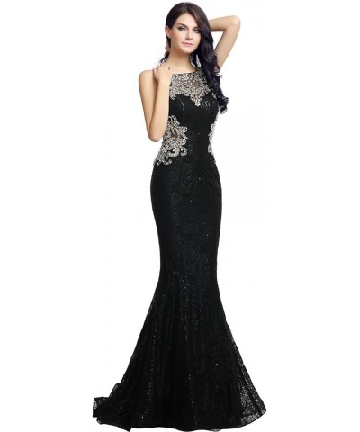 2024 Women Formal Evening Dresses Gowns Beads Sequins Backless Long Luxury Prom Wedding Guest Dress Lx171-black $49.28 Dresses