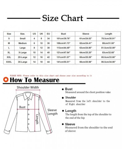 Winter Coats for Women Sherpa Fleece Lined Warm Jacket Plus Size Double Button Thicken Overcoat Print Hooded Outwear 5-purple...